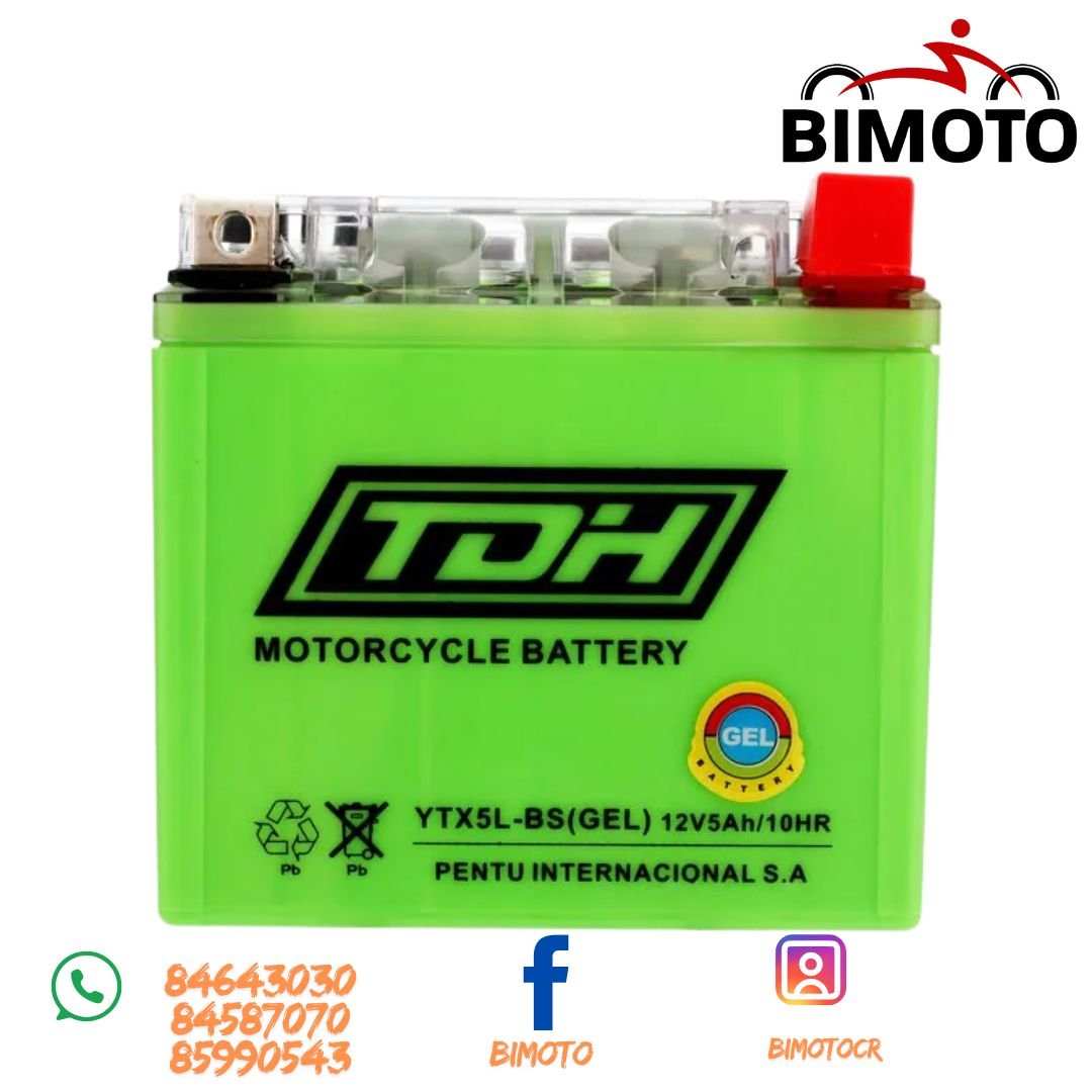 BATERIA YTX5L-BS GEL NXR125 BROSS/XR150 TDH