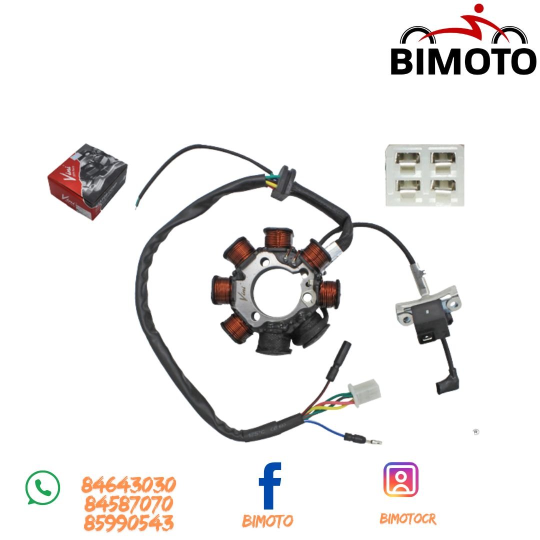 BOBINA GENERADORA XL200/CTX200 6+2 3T VINI