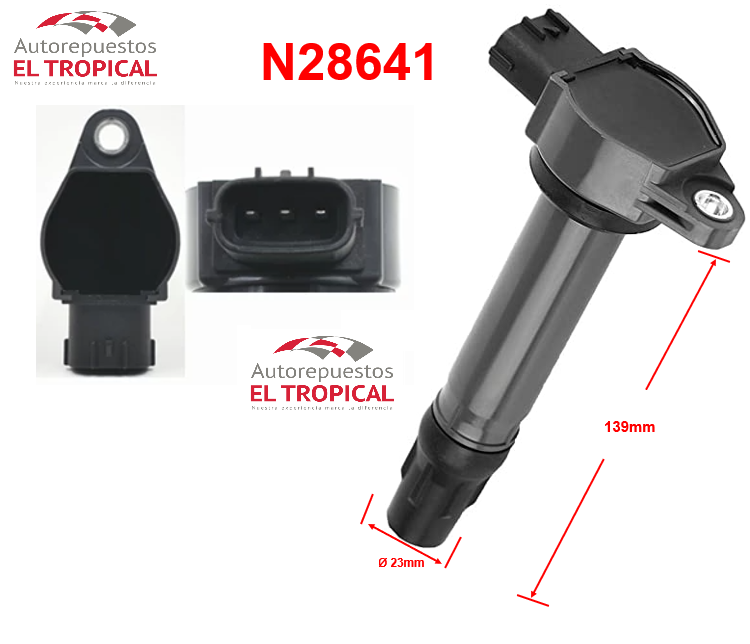 BOBINA DELANTERO Sistema JPC-1167 MONTERO,PAJERO 07-