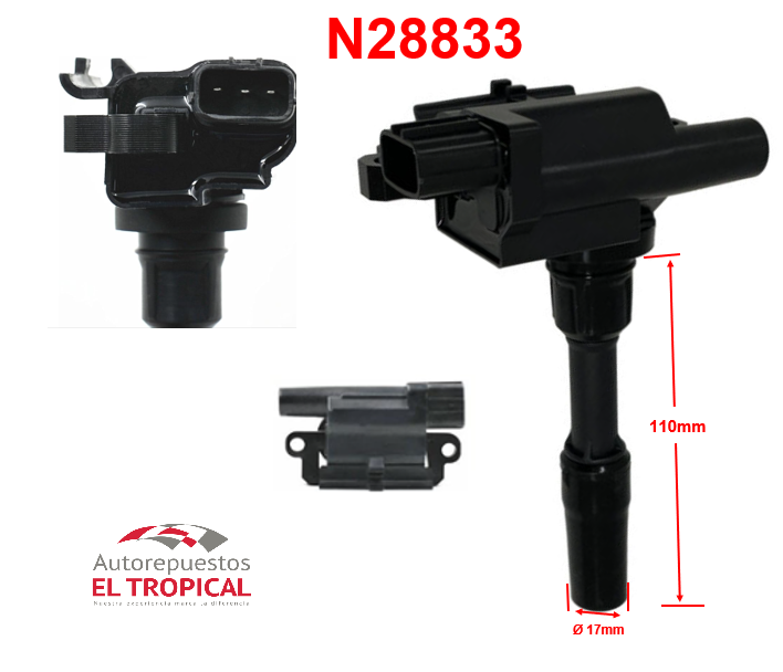 BOBINA DELANTERO Sistema JPC-3154 VITARA 1.6 G16A 99-02