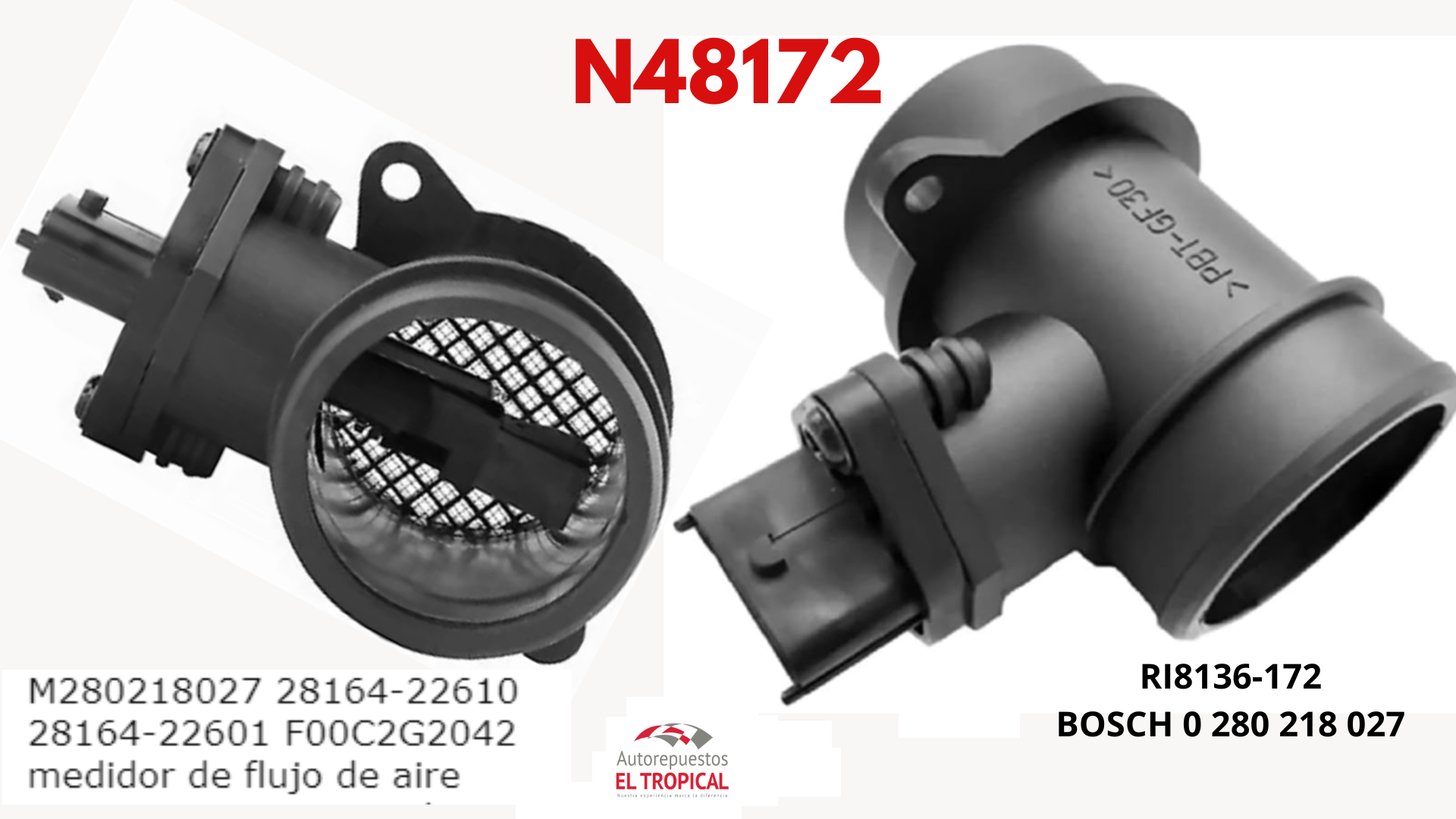 SENSOR DE FLUJO DE  Aire Tucson, ACCENT 1.3/1.5 00- RI8172