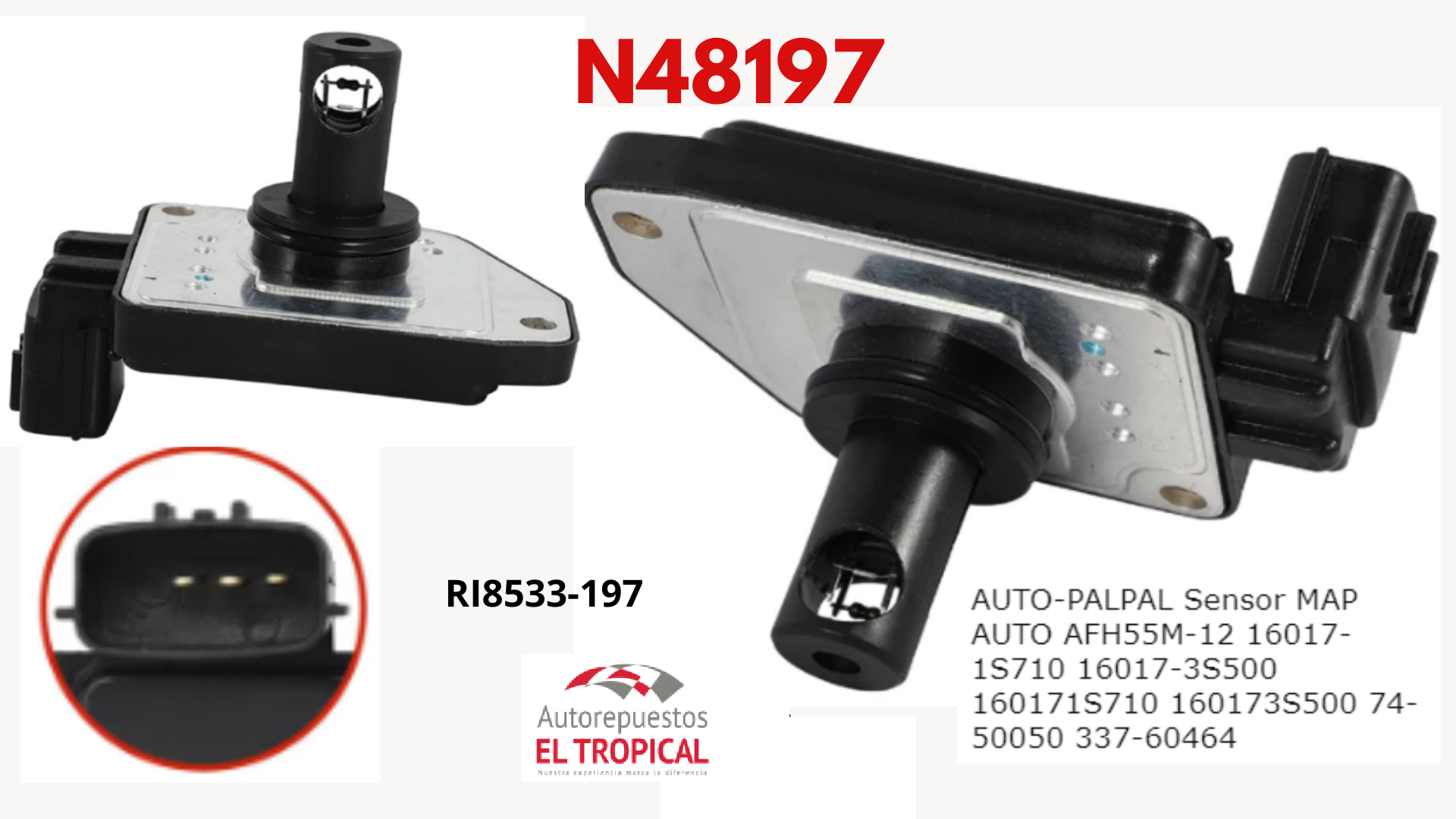 SENSOR DE FLUJO DE Aire Tucson, FRONTIER,X-TRAIL 96-