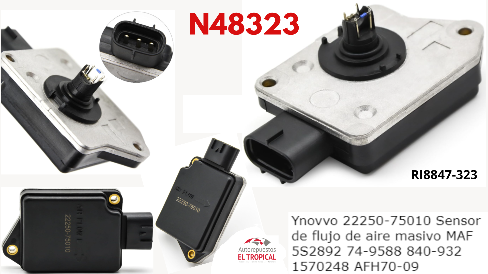 SENSOR DE FLUJO DE Aire Tucson, 3RZ-FE 95-
