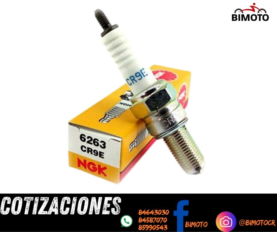 BUJIA CR9E 10MM/19MM GN125/XR250 TORNADO/XR150/XR190 NGK