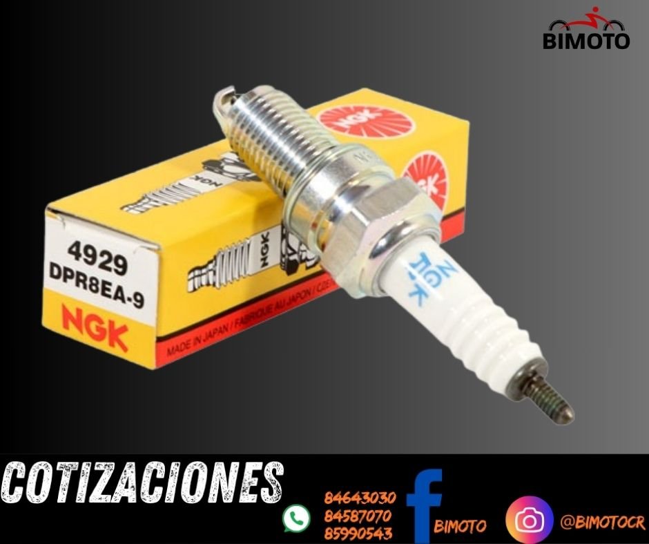 BUJIA DPR8EA-9 12MM/19MM CGL/HJ125/ZS200 NGK