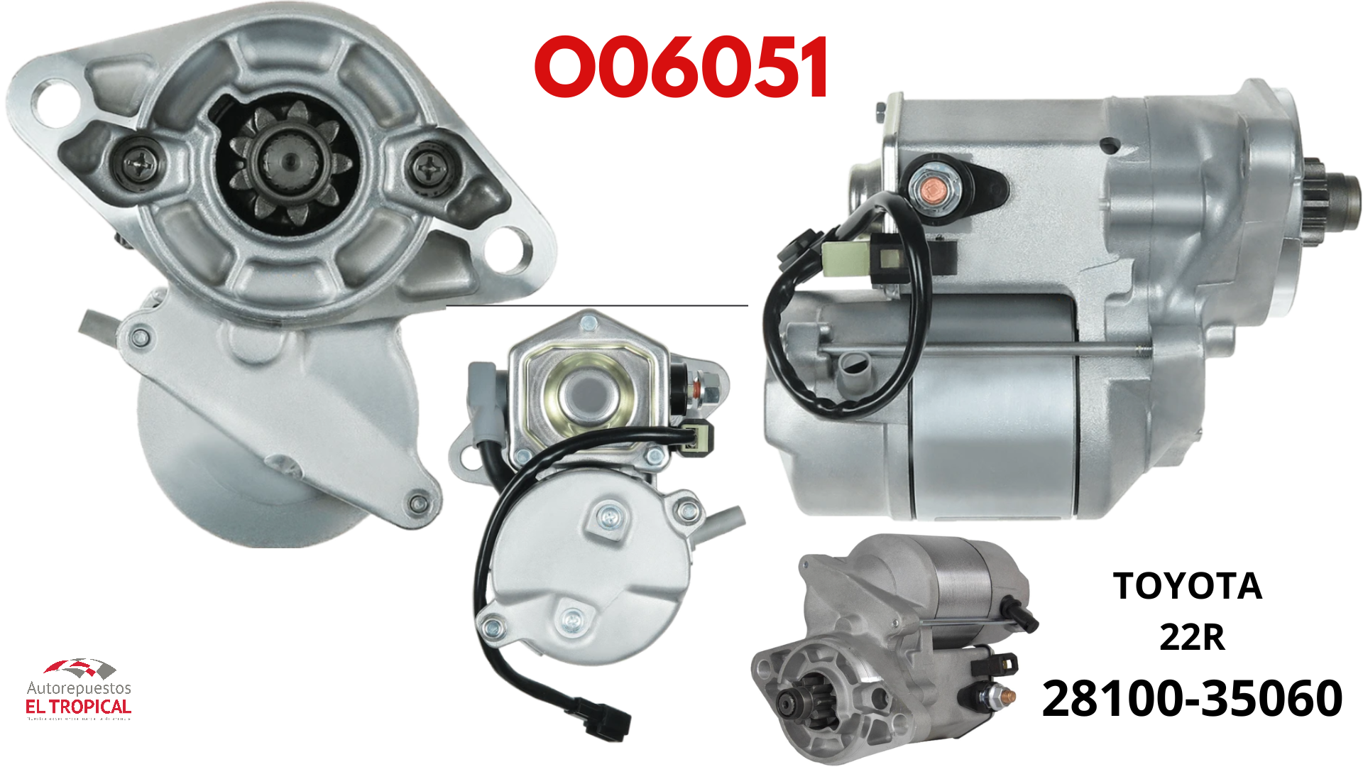 ARRANCADOR NUEVO 22R C/REDUCTOR