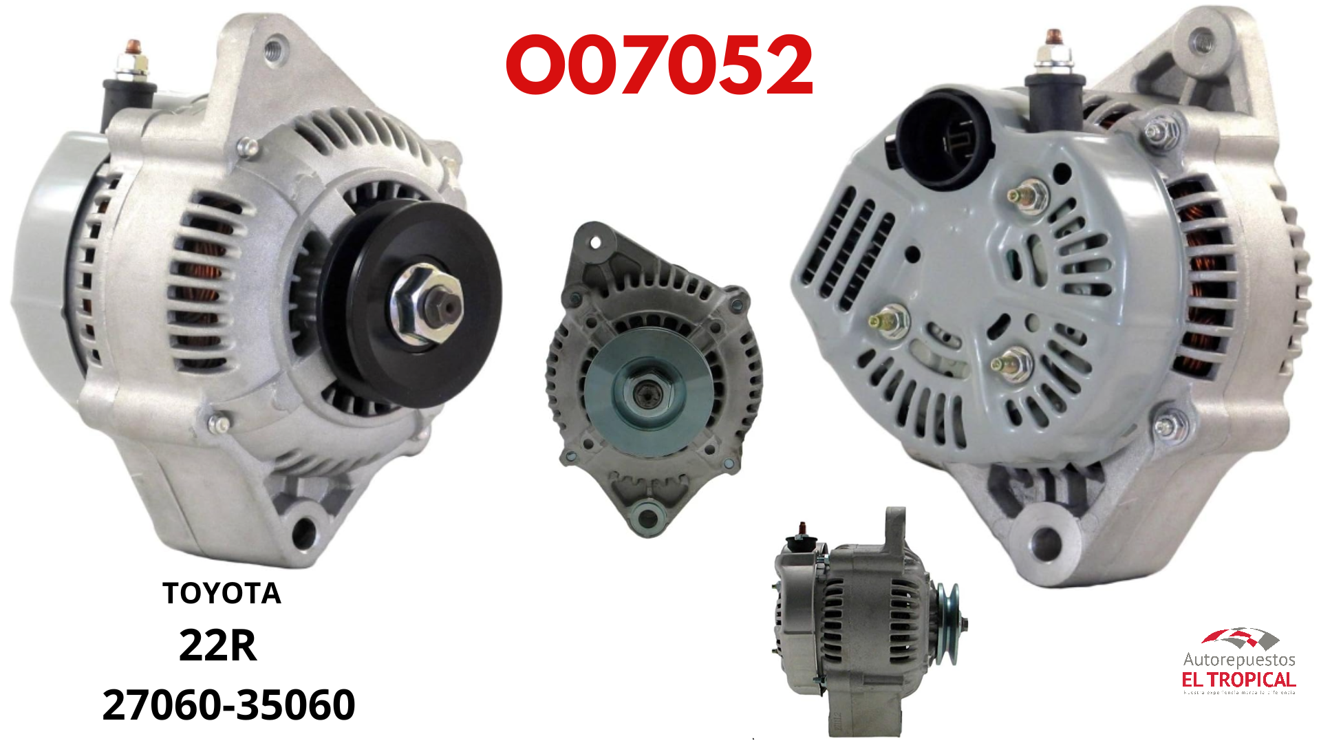 Alternador  REC.22R 85-92 60A