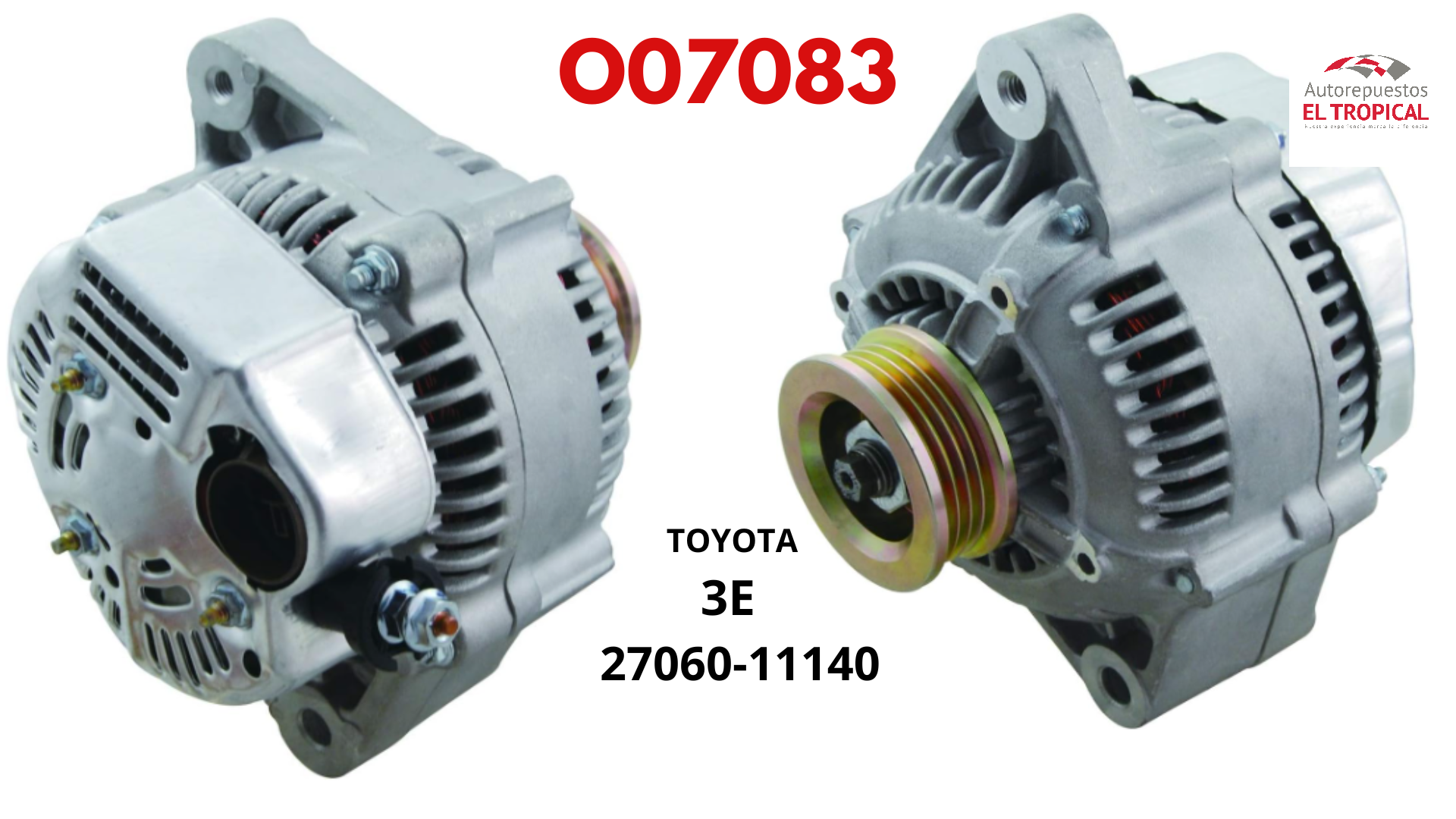 Alternador  REC.3E 91-94 70A