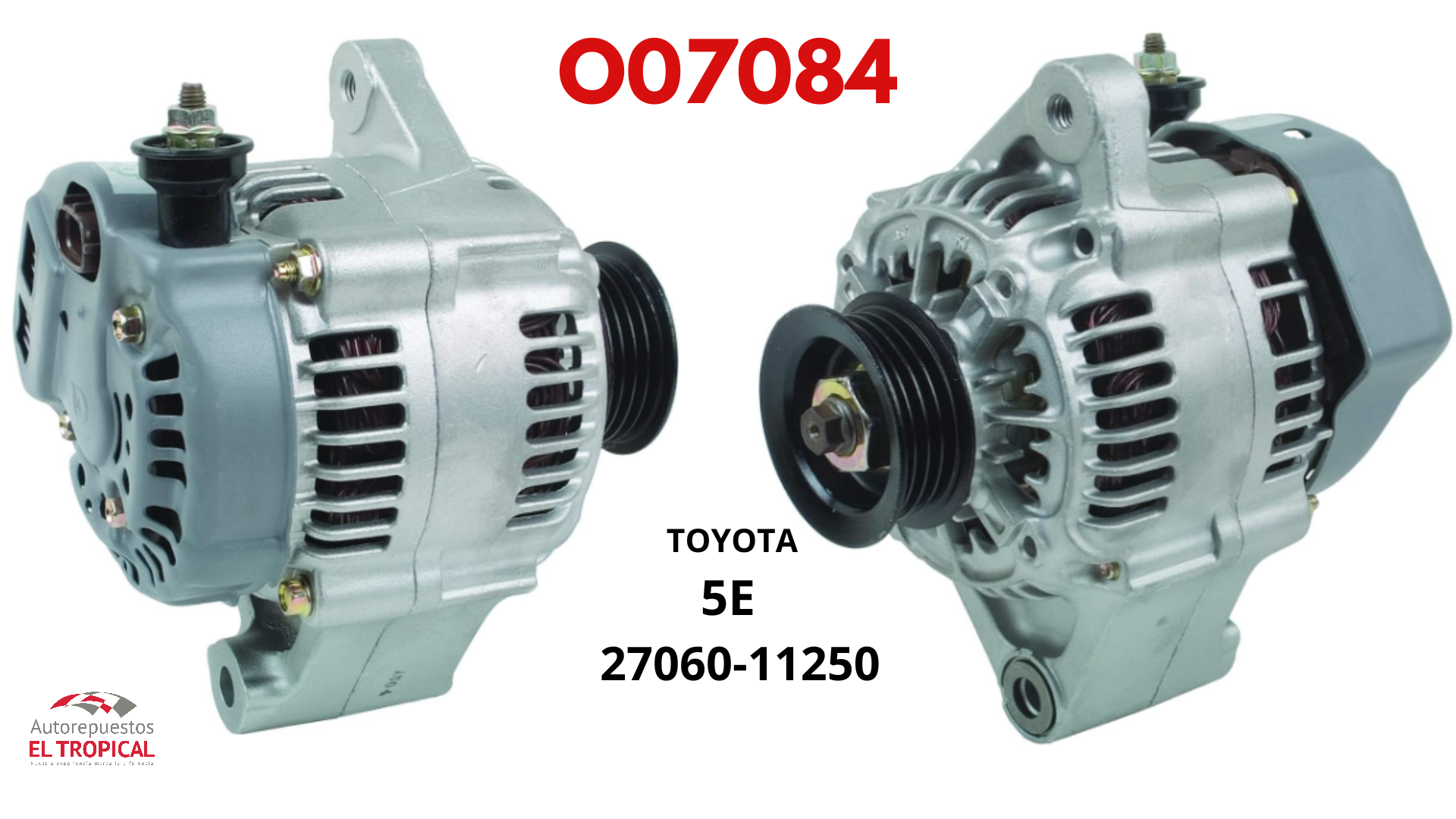 Alternador REC.TERCEL 95- 60A