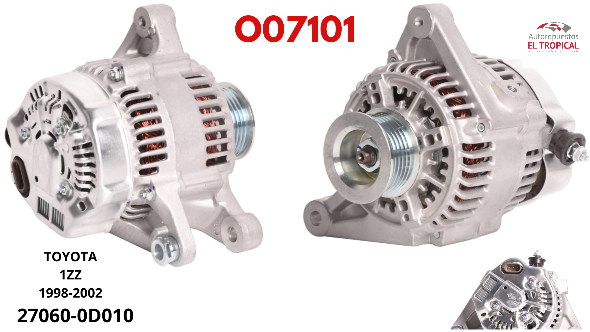 Alternador REC.1ZZ 98-02