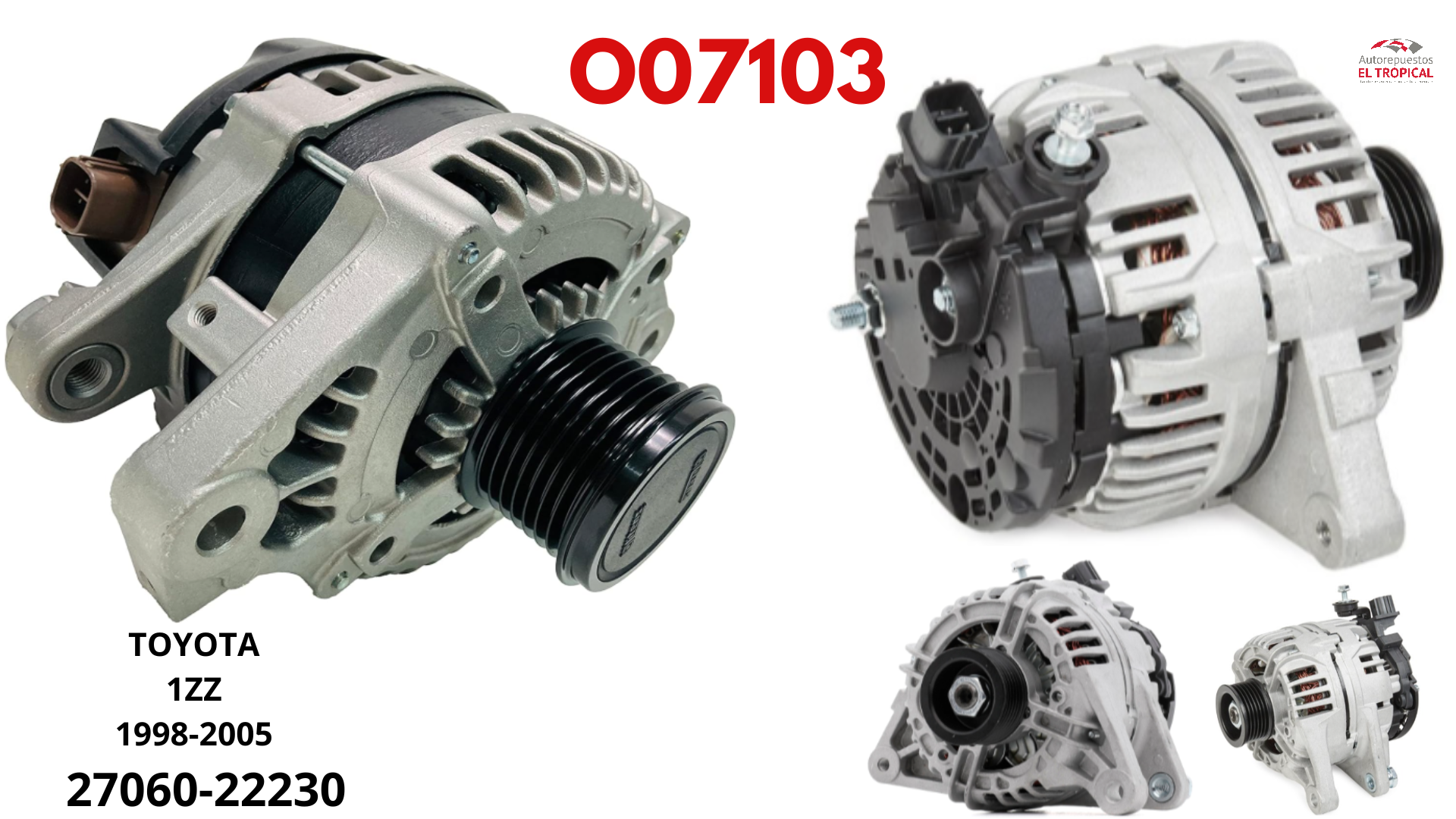 Alternador  REC.1ZZ 08-