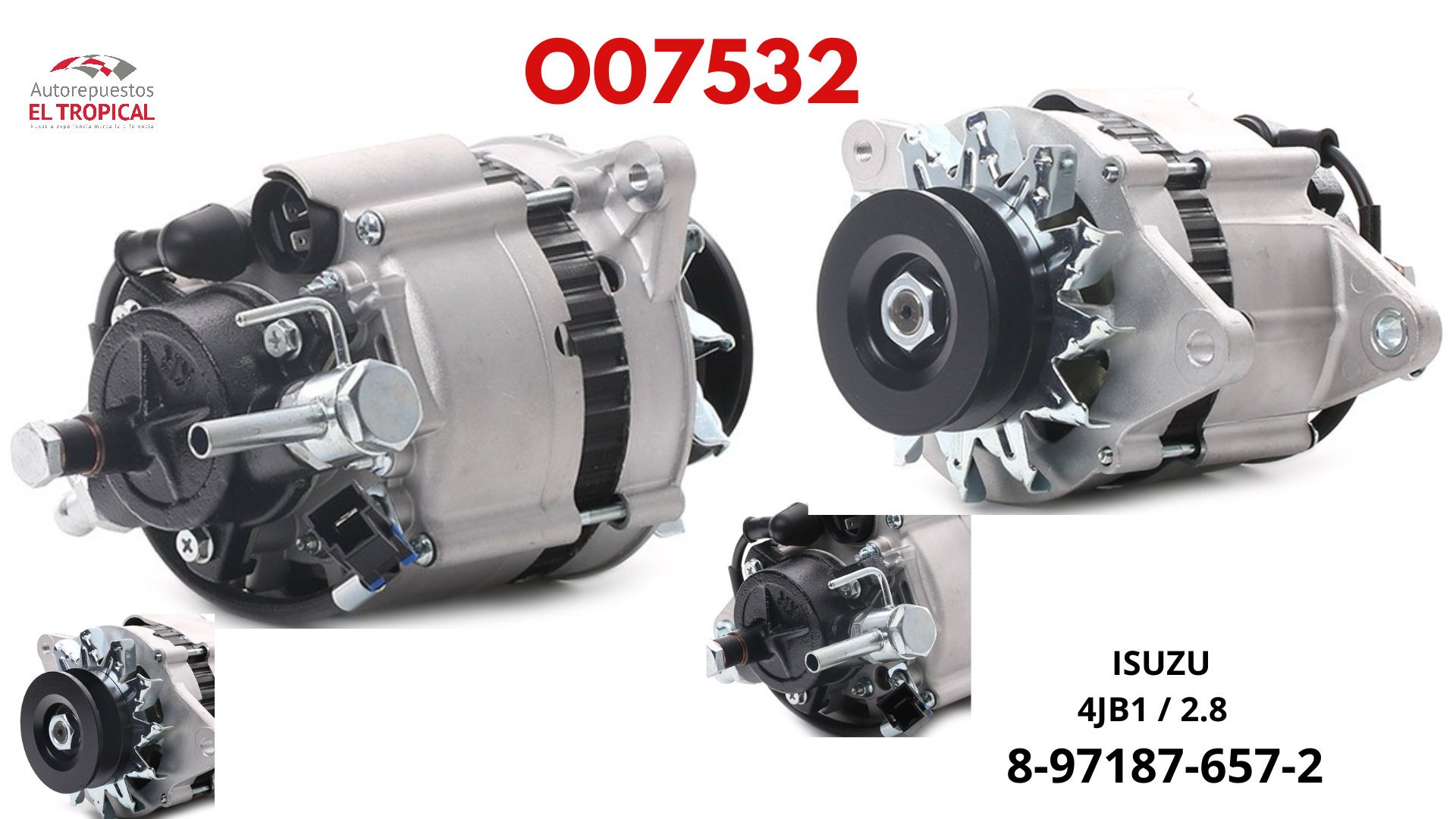 ALTERNADOR NUEVO NKR 2.8 99-08