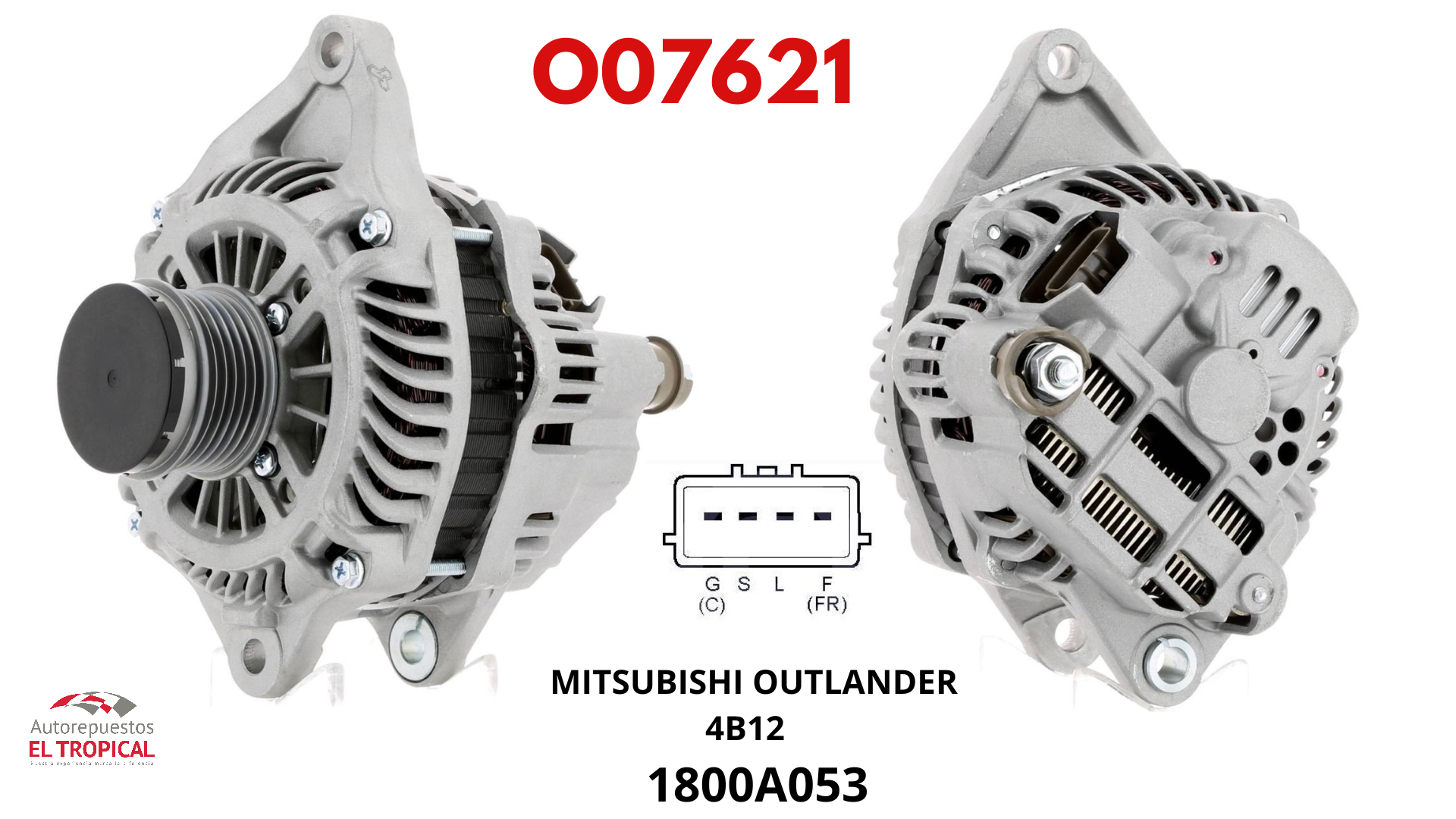 Alternador  REC.OUTLANDER 4B12