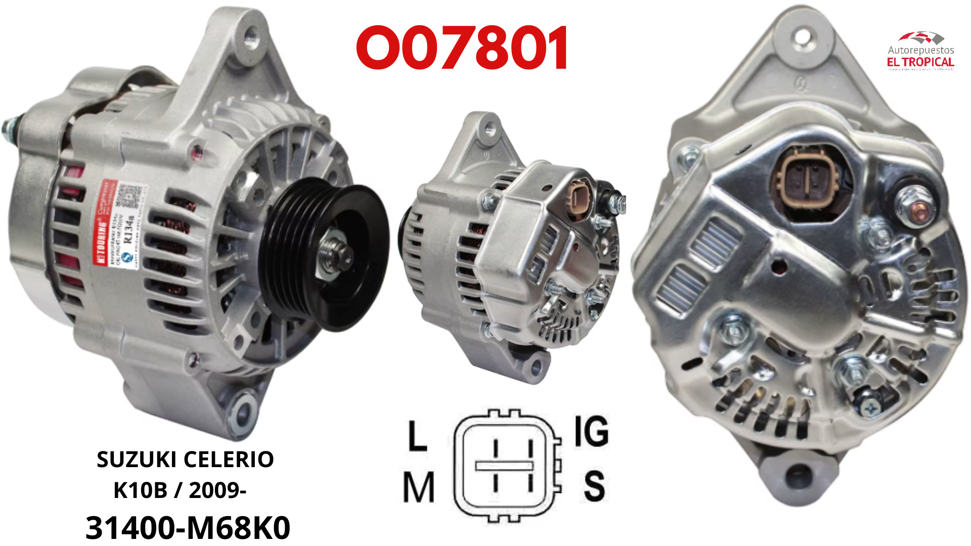 Alternador REC.CELERIOS 12-
