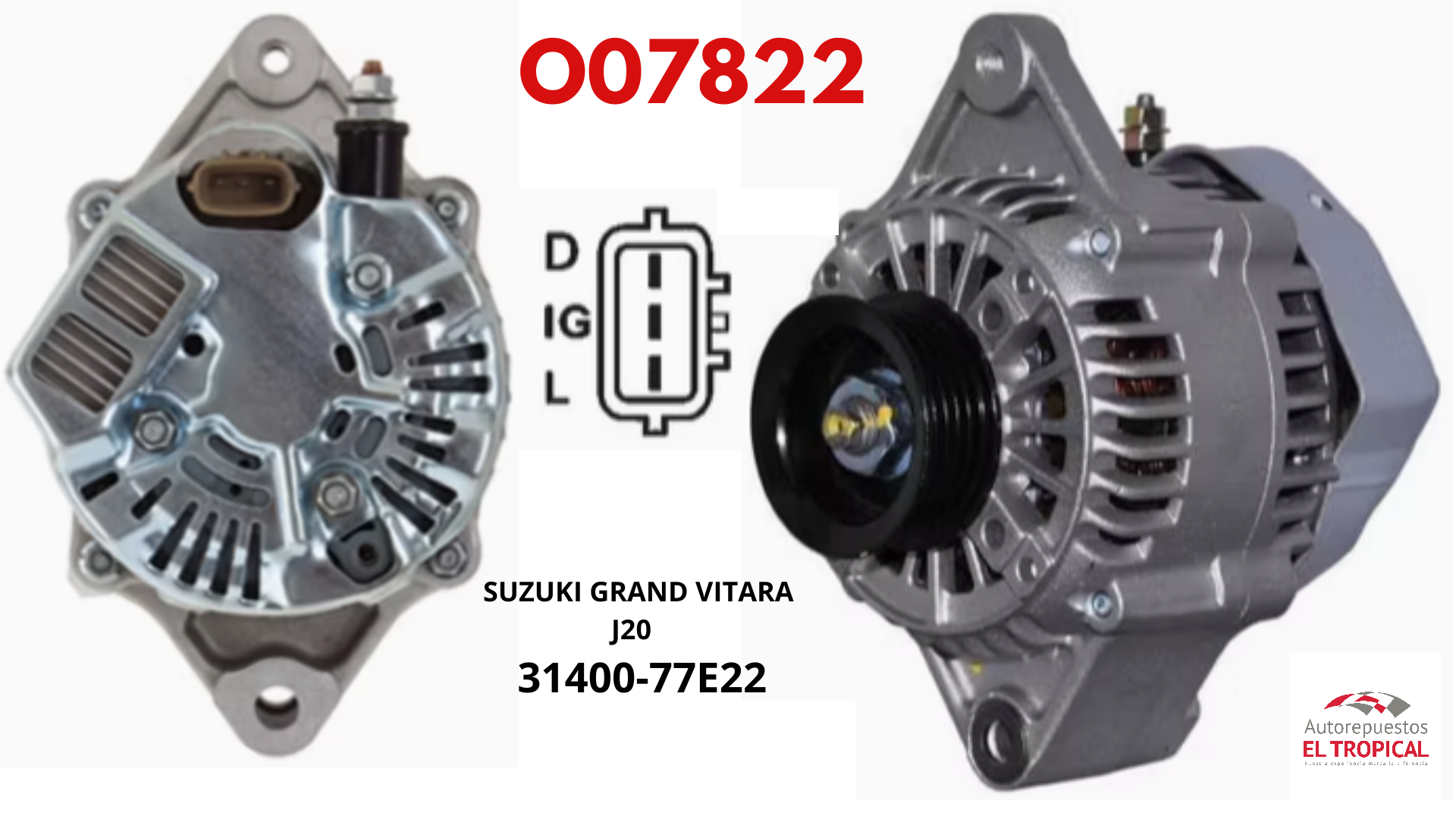 Alternador REC.GRAN VITARA 99-02