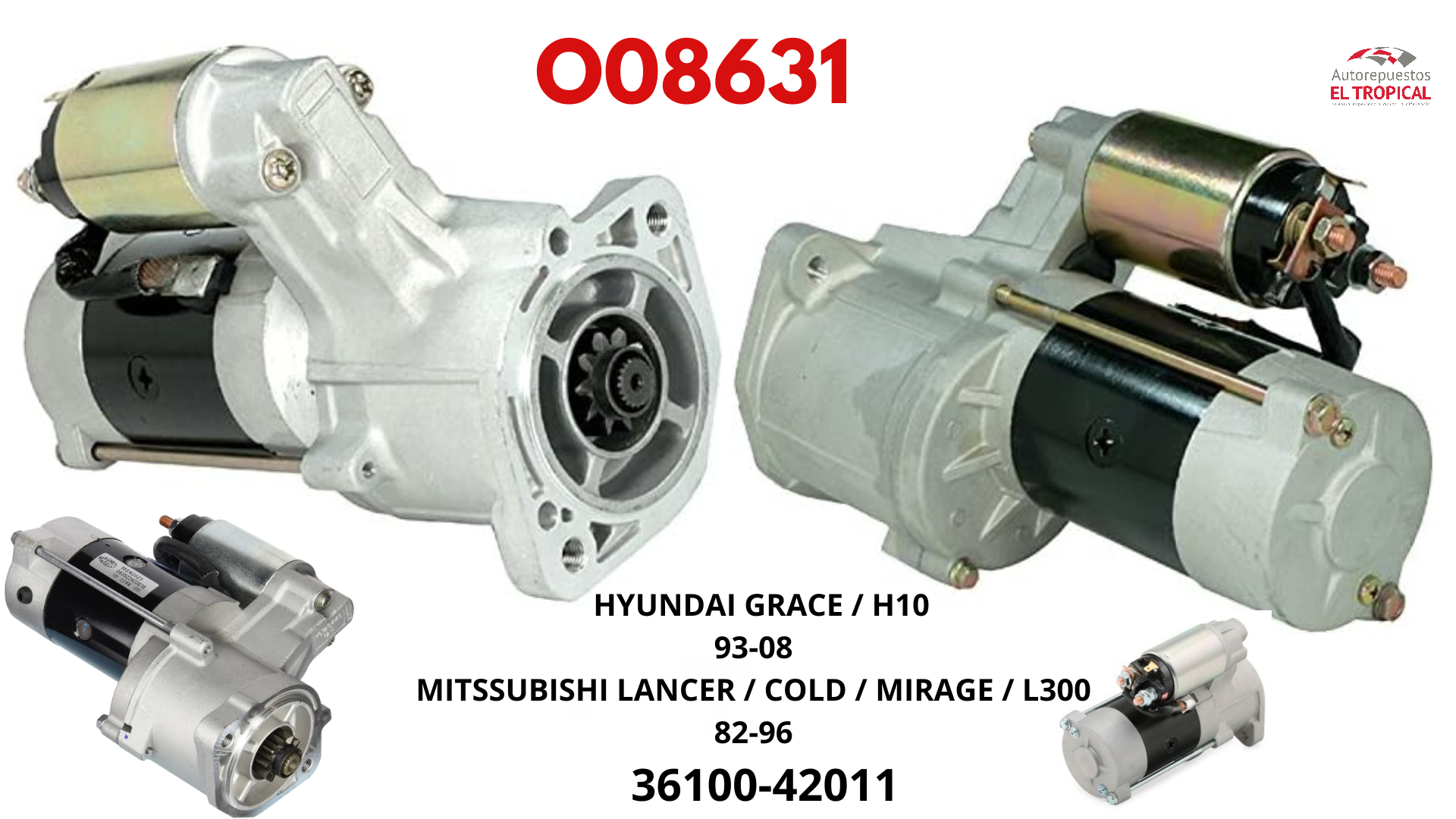 ARRANCADOR NUEVO GRACE 10DT 4D55 4D56