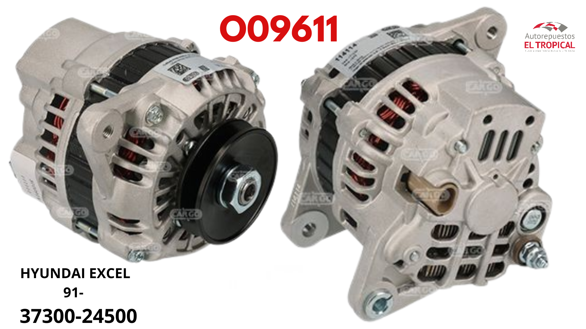ALTERNADOR NUEVO EXCEL INYECTADO