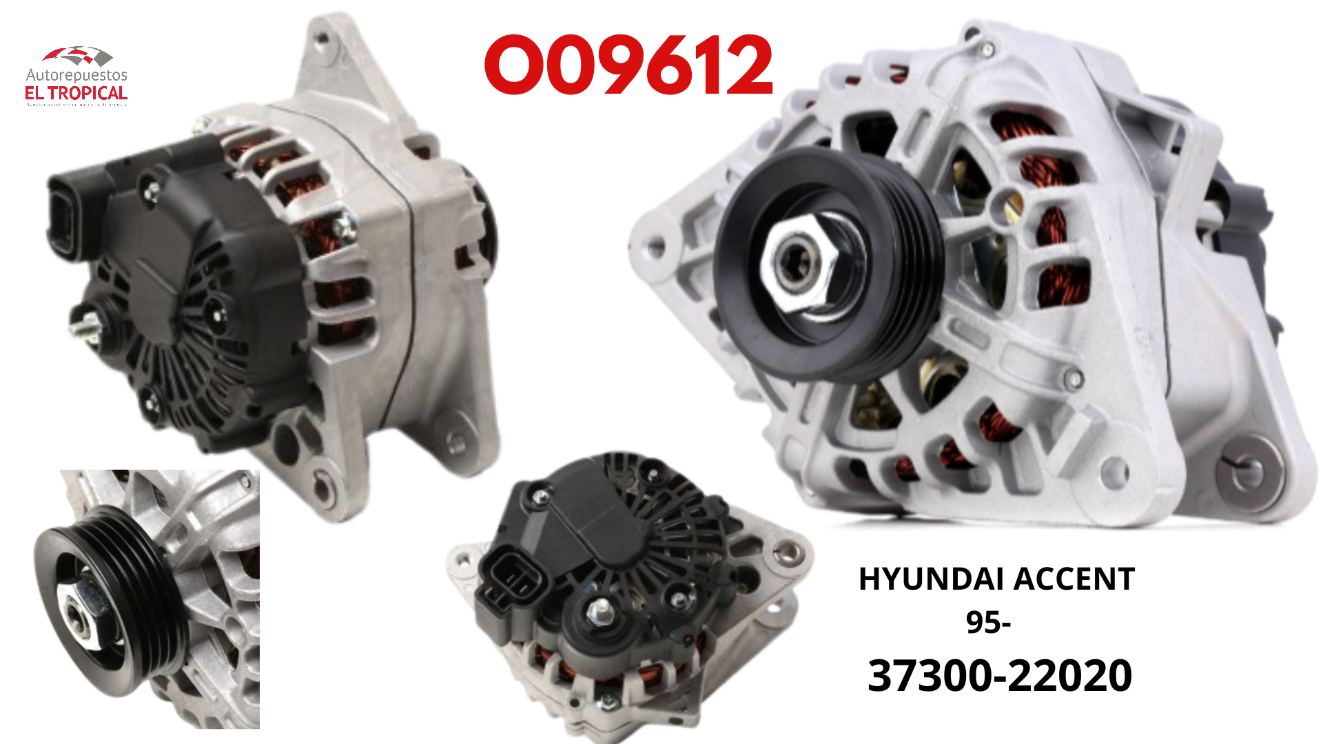Alternador REC.ACCENT 95- 75A 12V