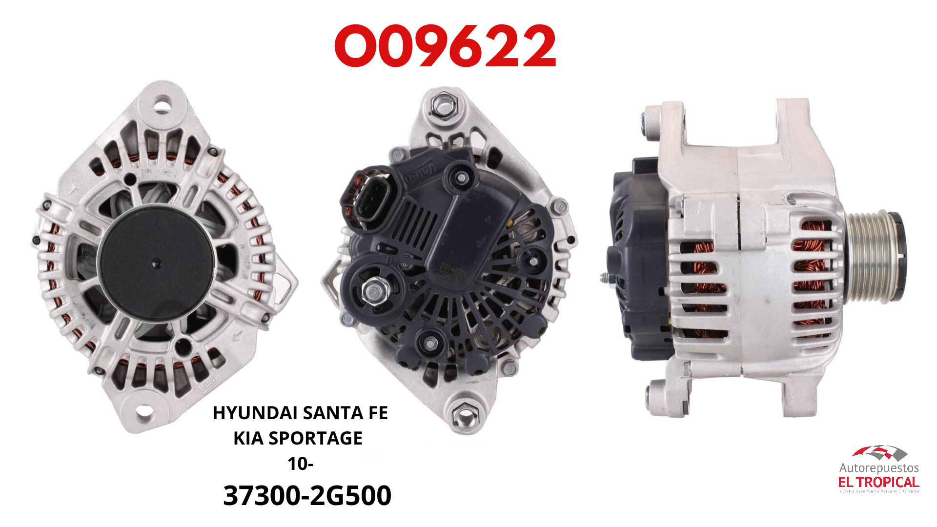 Alternador REC.SANTA-FE 2.4 10-, SPORTAG