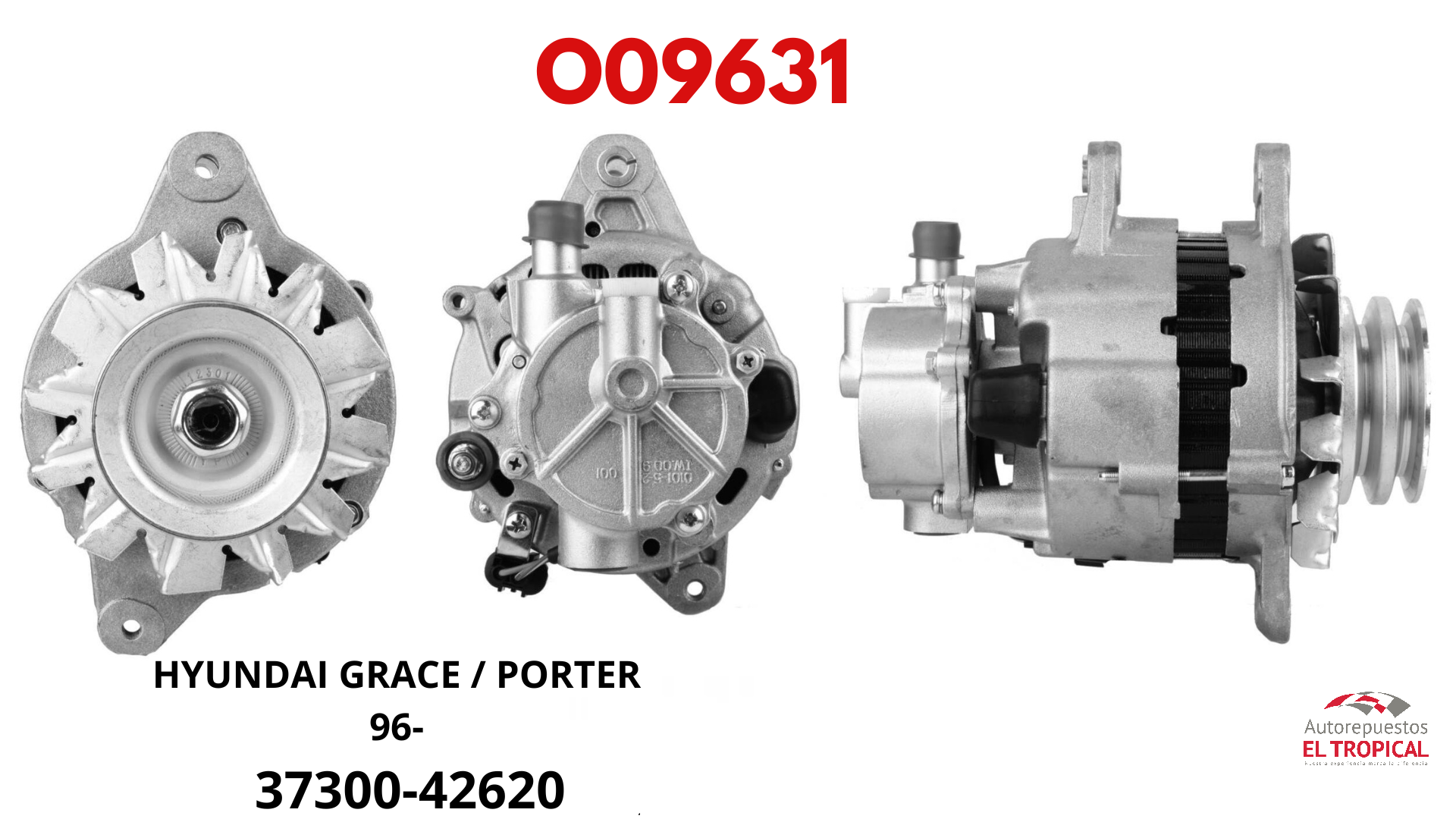 ALTERNADOR NUEVO GRACE DSL 2-POLEA 65A