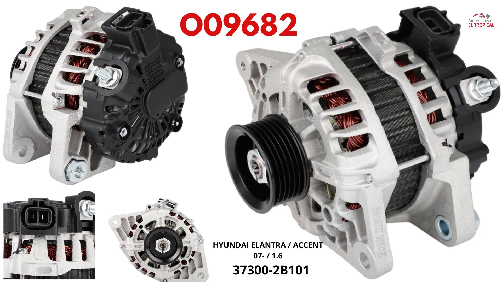 Alternador REC.ELANTRA 1.6,ACCENT 07- 9