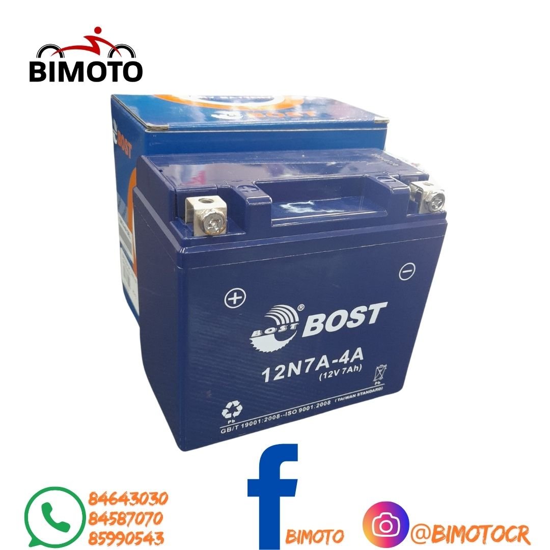 BATERIA GEL 12N7-4A GN125 BOST