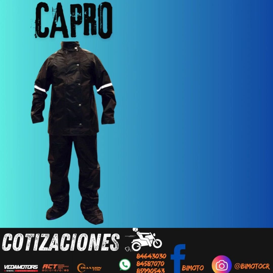 CAPA CAPRO (3 CIERRES IMPERMEABLE) M