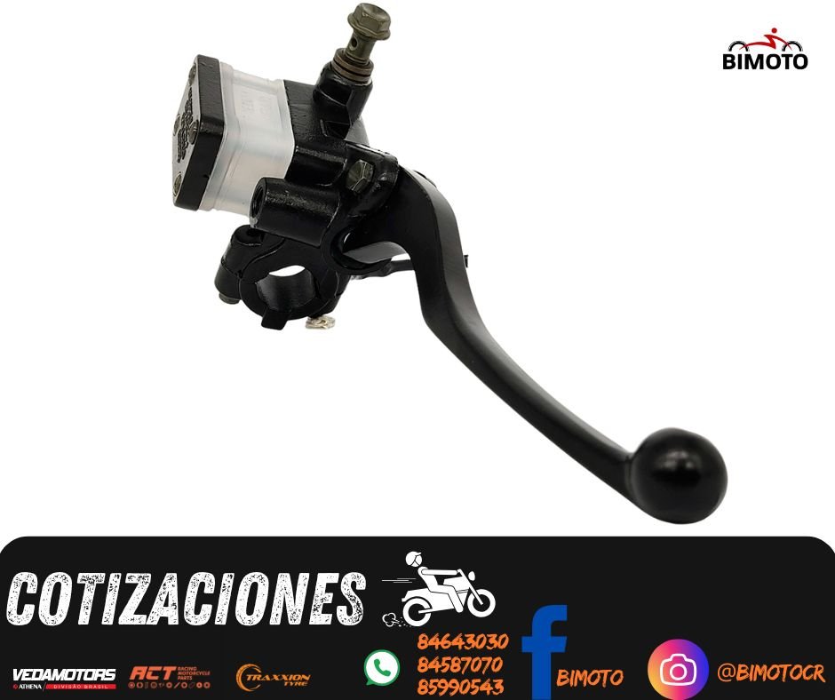 BOMBA FRENO DEL. PLASTICA C/MANILLA UNIVERSAL ACT