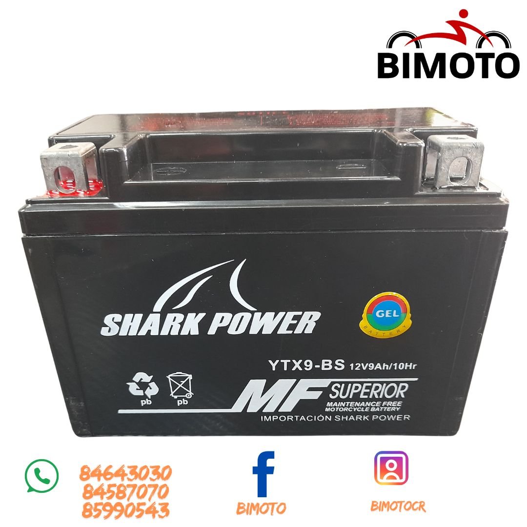BATERIA YTX9-BS GEL BOST