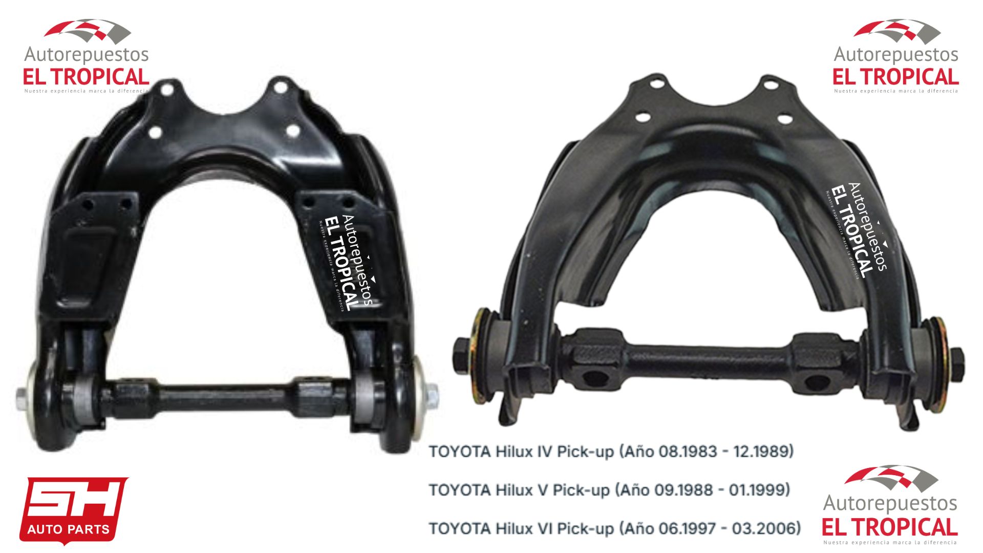Tijereta Superior Delantero Derecho DELT R/L HILUX 88-94
