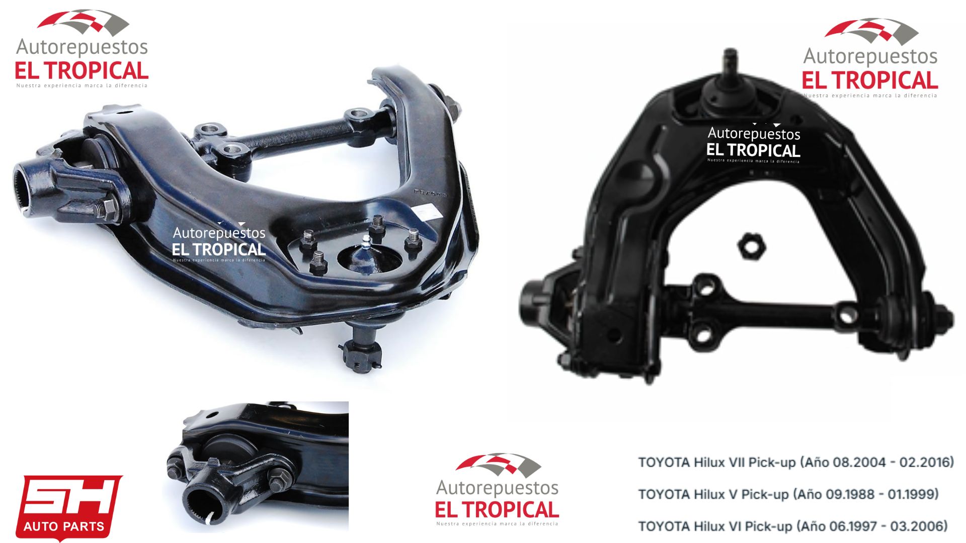 Tijereta Superior Delantero Derecho Hilux 4x4 02-