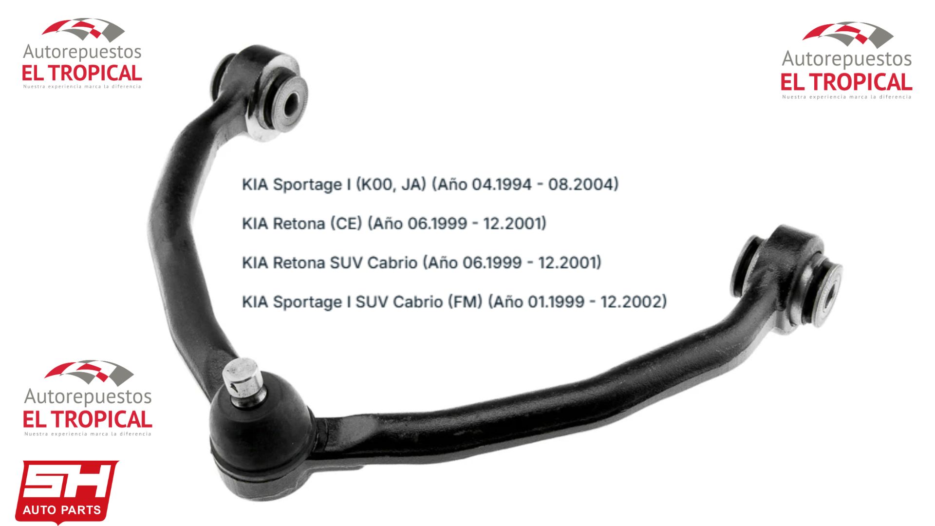 TIJERETA Superior Derecho / Izquierdo Sportage 1997-2002