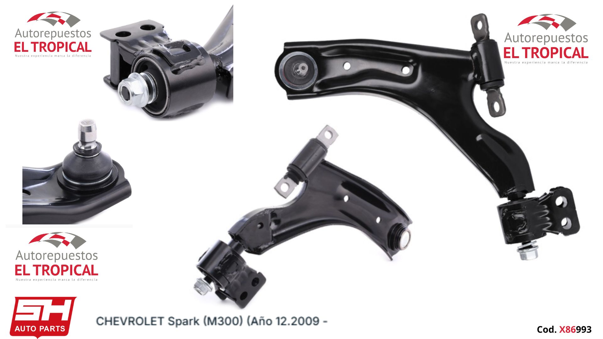 TIJERETA Inferior Delantero LH SPARK 10-