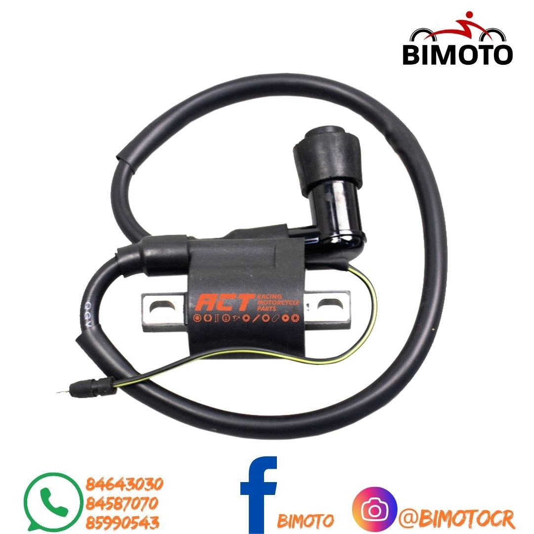 BOBINA ALTA CGL125/ZS150/CHINAS/SX2 C/CHUPON ACT