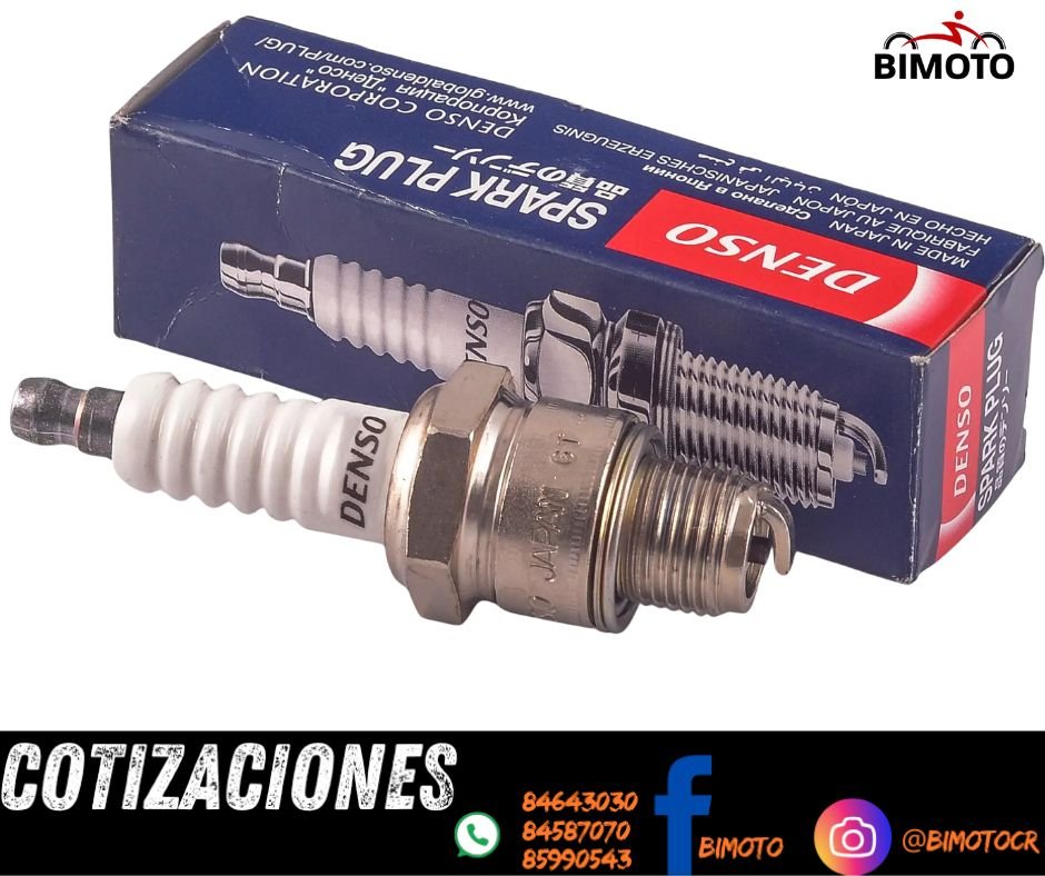 BUJIA D8HA 12MM/12MM SCOOTER ESPIGA CORTA DENSO