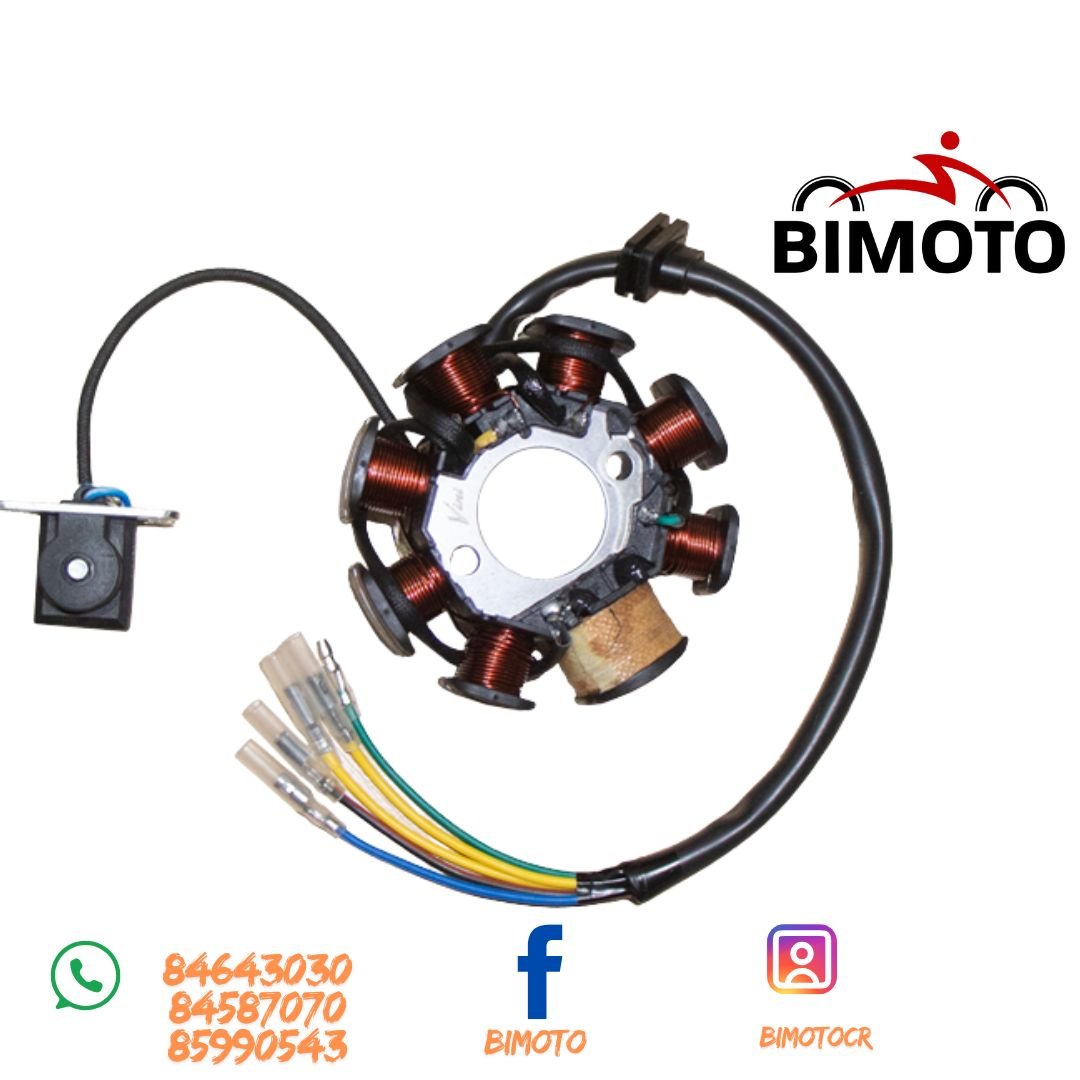 BOBINA GENERADORA SUPER R/FREEWAY 7+1 2TORNILLOS VINI