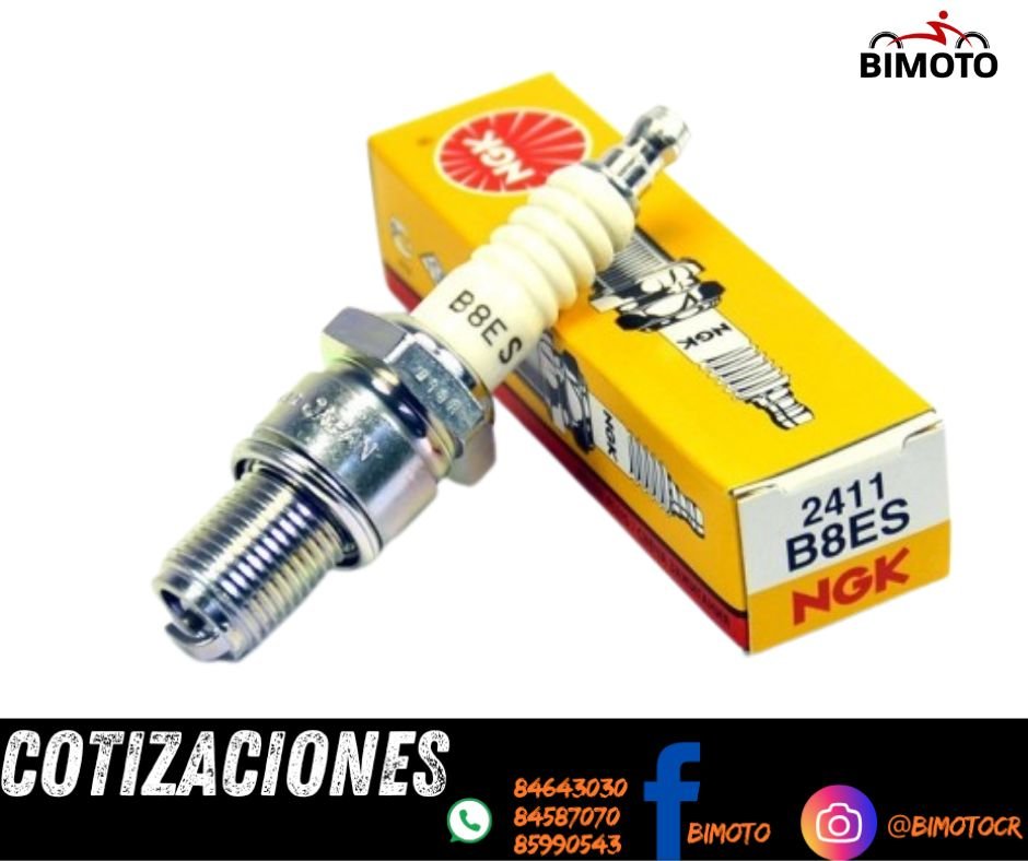 BUJIA B8ES 14MM/19MM DT/WR/2T NGK
