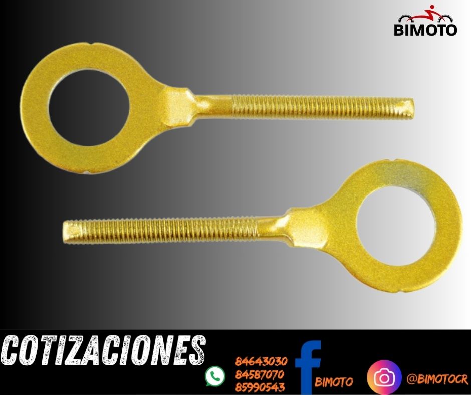 TIRA CADENA ZS150 ALUMINIO DORADO