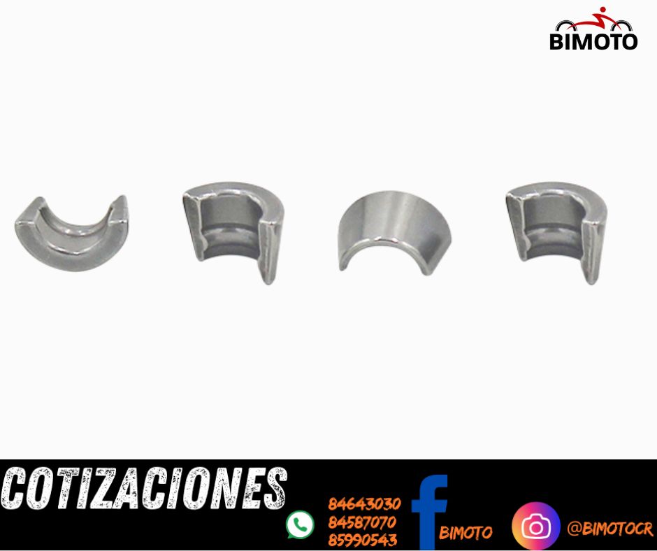 CASQUILLOS VALVULAS ZS150 ORIGINAL PAR