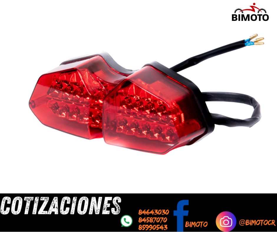 STOP LED ZS150/200 SIN PORTAPLACA