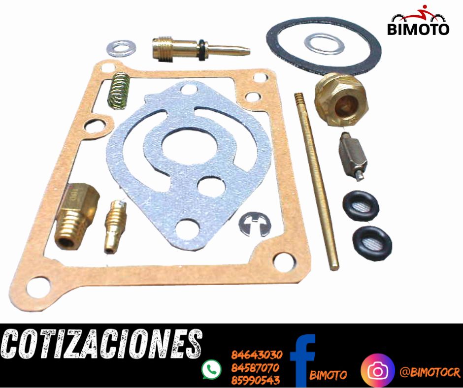 KIT CARBURADOR DTK175 JAPON