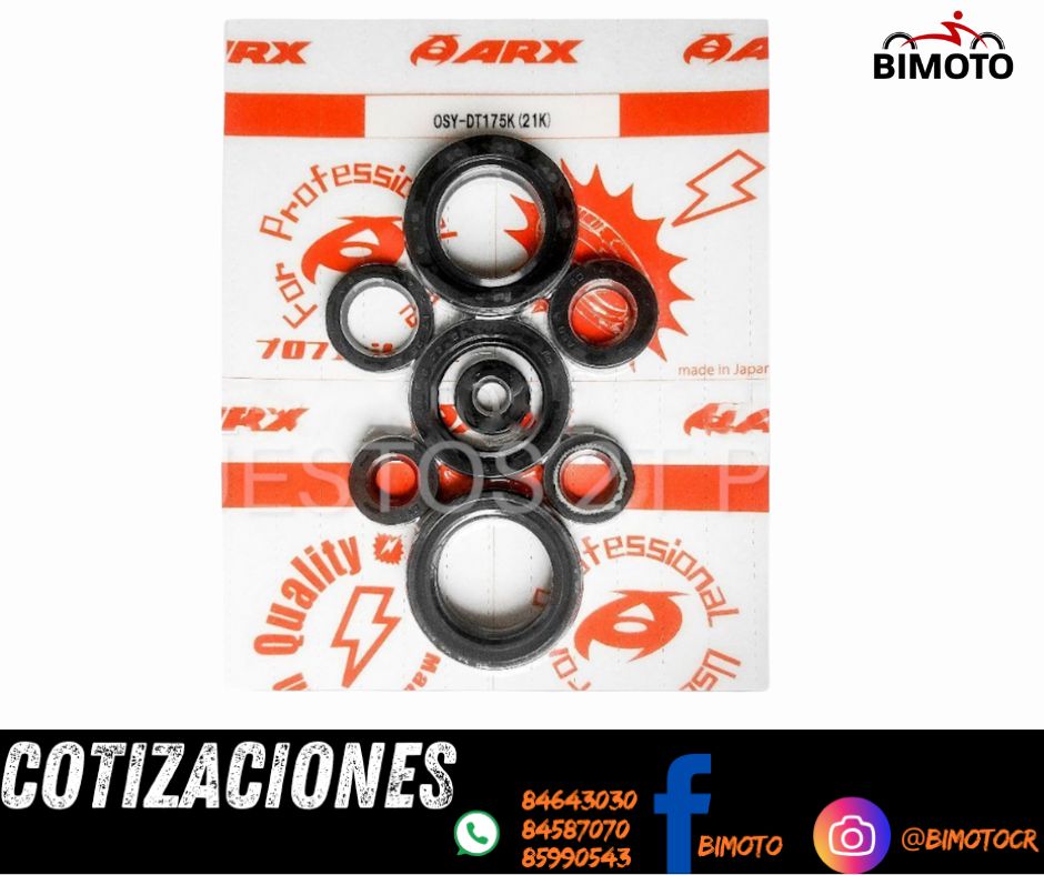 KIT RETENEDORES DTK175-E ARX