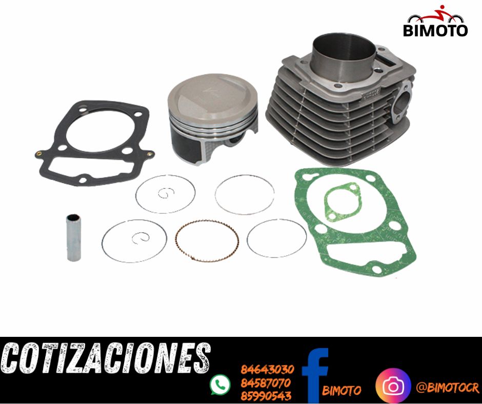 KIT CILINDRO ROCK250 65MM 15EJE CADENA ACT