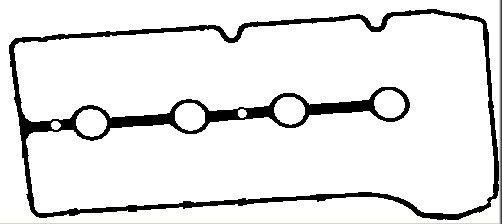 Empaque de tapa valvulas de 2 huecos Mazda 3 1.6-Z6 03-05